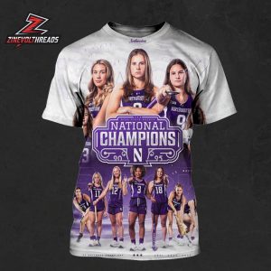 Northwestern Wildcats Are 2025 NCAA Field Hockey National Champions 3rd Title In 5 Season All Over Print Shirt