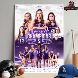 Northwestern Wildcats Are 2025 NCAA Field Hockey National Champions 3rd Title In 5 Season Home Decor Poster Canvas