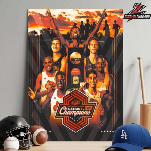 Oklahoma State Cowboys Are The 2025 NCAA Division I Cross Country Champions Home Decor Poster Canvas