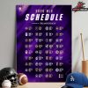 Charlotte FC Release Official Schedule MLS 2026 Season Home Decor Poster Canvas