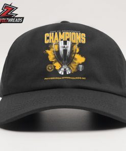 Pittsburgh Riverhounds SC 2025 USL Championship Champions Tee Snapback Classic Hat Cap