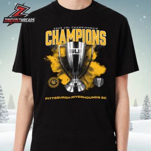 Pittsburgh Riverhounds SC 2025 USL Championship Champions Tee Unisex T-Shirt