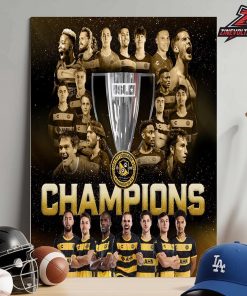 Pittsburgh Riverhounds SC Is 2025 USL Championship Champions Home Decor Poster Canvas