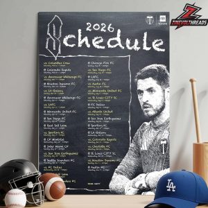 Portland Timbers FC Release Official Schedule MLS 2026 Season Home Decor Poster Canvas