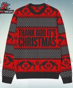 Queen Band Mercury Phoenix Trust Thank God It’s Christmas Jumper Ugly Sweater