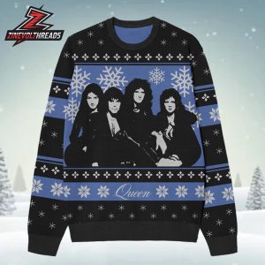 Queen Photo Holiday Woven Jumper Winter Collection Ugly Sweater