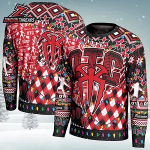 Roman Reigns OTC WWE 2025 Holiday Sweater Xmas Gift Christmas Ugly Sweater