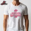 Quinnipiac Bobcats Locker Room Tee MAAC 2025 Women’s Cross Country Champions Classic T-Shirt