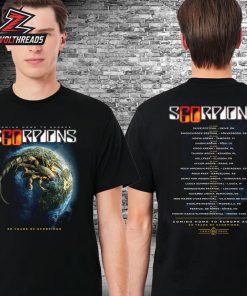 Scorpions Coming Home To Europe 60 Years Of Scorpions Merch Tee Two Sided Unisex T-Shirt