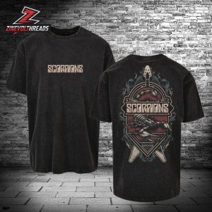 Scorpions Sixty Years of Rock N Roll Tee 60th Band Anniversary Two Sided Unisex T-Shirt