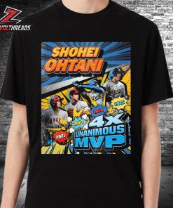 Shohei Ohtani Los Angeles Dodgers 3 Straight MVPs 4 Unanimous MVP Classic T-Shirt