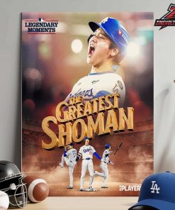 Shohei Ohtani 3-Home Run 10-strikeout NLCS Game 4 Performance Is The 2025 Legendary Moment Of The Year Home Decor Poster Canvas