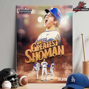 Shohei Ohtani 3-Home Run 10-strikeout NLCS Game 4 Performance Is The 2025 Legendary Moment Of The Year Home Decor Poster Canvas