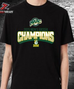 Siena Saints Locker Room Tee 2025 MAAC Men’s Soccer Champions Unisex T-Shirt