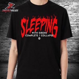 Sleeping With Sirens Flames Merch Tee Unisex T-Shirt