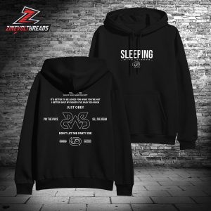 Sleeping With Sirens Just Obey Merch Hoodie Two Sided Unisex T-Shirt