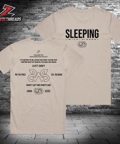 Sleeping With Sirens Just Obey Merch Tee Two Sided Unisex T-Shirt