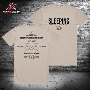 Sleeping With Sirens Just Obey Merch Tee Two Sided Unisex T-Shirt