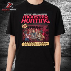 Stranger Things Comfort Colors Tee Saturday Mornings Are For Monster Hunting Classic T-Shirt