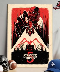 Stranger Things Poster Season 5 Vecna Merchandise Limited Home Decor Poster Canvas