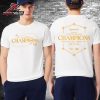 T1 Esports LOL 2025 T1 World Champions Tee Back To Back To Back Worlds Champions Two Sided Classic T-Shirt