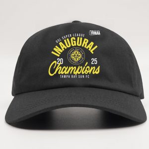 Tampa Bay Sun FC 2025 USL Super League Champion Snapback Classic Hat Cap