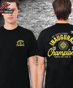 Tampa Bay Sun FC 2025 USL Super League Champion Two Sided Unisex T-Shirt