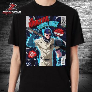 The Amazing Aaron Judge New York Yankees 3x American League MVP Classic T-Shirt