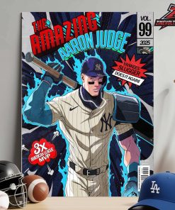 The Amazing Aaron Judge New York Yankees 3x American League MVP Home Decor Poster Canvas