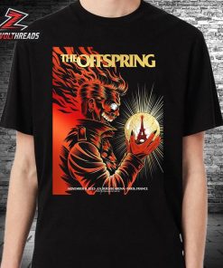 The Offspring Supercharged Tour 2025 Poster At La Defense Arena Paris France On November 8th 2025 Classic T-Shirt