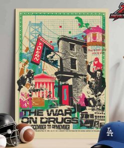 The War On Drugs A Drugcember To Remember Poster At Philadelphia PA On December 18,19,20 2025 Home Decor Poster Canvas