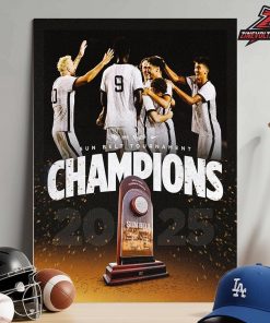 UCF Knights Are Sun Belt Tournament Champions NCAA Men’s Soccer Home Decor Poster Canvas