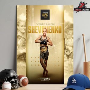 Valentina Shevchenko Defeats Zhang Weili By Unanimous Decision To Remain The Flyweight Champion Home Decor Poster Canvas
