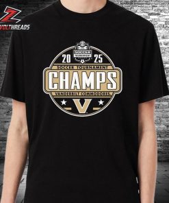 Vanderbilt Commodores 2025 SEC Women’s Soccer Tournament Champions Locker Room Classic T-Shirt