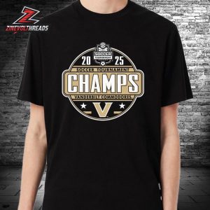 Vanderbilt Commodores 2025 SEC Women’s Soccer Tournament Champions Locker Room Classic T-Shirt