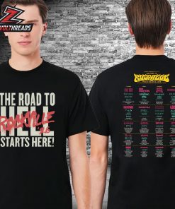 Welcome To Rockville Line Up Official Poster At Daytona Beach FL On May 7th To 10th 2026 Two Sided Classic T-Shirt