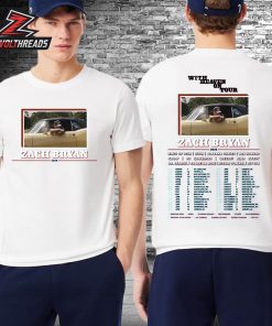 Zach Bryan With Heaven On Tour 2026  Kick Off At St Louis MO On March 7th 2026 Two Sided Unisex T-Shirt