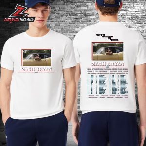 Zach Bryan With Heaven On Tour 2026  Kick Off At St Louis MO On March 7th 2026 Two Sided Unisex T-Shirt