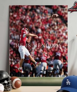 Adidas Tribute Fernando Mendoza 2025 Most Oustanding Player Heismann Trophy Winner Home Decor Poster Canvas