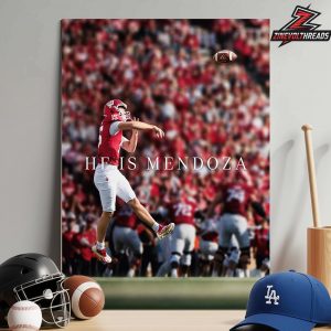 Adidas Tribute Fernando Mendoza 2025 Most Oustanding Player Heismann Trophy Winner Home Decor Poster Canvas