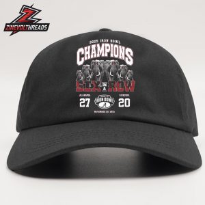 Alabama Crimson Tide 2025 Iron Bowl Champions Six In A Row On November 29th 2025 Snapback Classic Hat Cap
