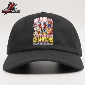 Alabama Crimson Tide 6 In A Row Iron Bowl Champions 2025 Snapback Classic Hat Cap