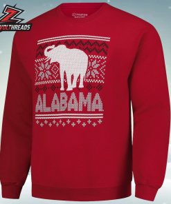 Alabama Crimson Tide Holiday Fleece Sweatshirt Christmas Ugly Sweater