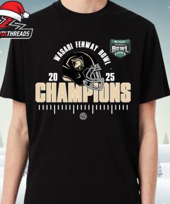 Army Black Knights 2025 NCAA Football Wasabi Fenway Bowl Champions Unisex T-Shirt