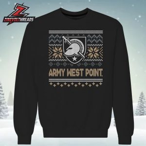 Army Black Knights Holiday Fleece Sweatshirt Christmas Ugly Sweater