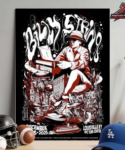 Billy Strings Artwork Poster By Maxwell Powers At KFC Yum Center Louisville KY On December 5th-6th 2025 Home Decor Poster Canvas