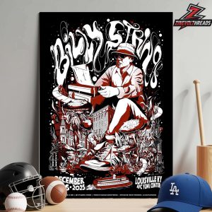 Billy Strings Artwork Poster By Maxwell Powers At KFC Yum Center Louisville KY On December 5th-6th 2025 Home Decor Poster Canvas