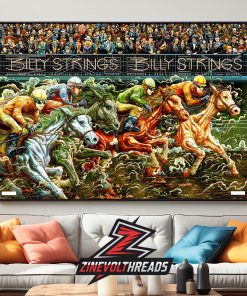 Billy Strings Artwork Poster By Miles Tang 2 Nights Combined At KFC Yum Center Louisville KY On December 5th-6th 2025 Home Decor Poster Canvas