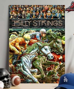 Billy Strings Artwork Poster By Miles Tang First Night At KFC Yum Center Louisville KY On December 5th 2025 Home Decor Poster Canvas