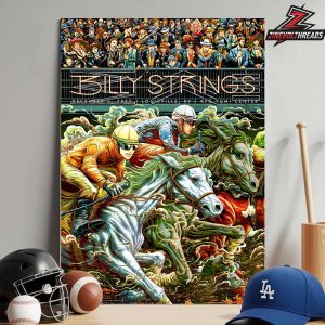 Billy Strings Artwork Poster By Miles Tang First Night At KFC Yum Center Louisville KY On December 5th 2025 Home Decor Poster Canvas